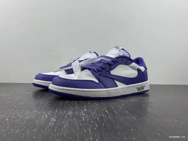 Kickmax X OFF-WHITE DM7890-386 SCOTT TRAVIS AIR JORDAN X 1 CUSTOM 0328